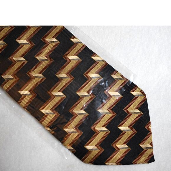 NIP Bill Blass Black Label 100% Silk Contemporary Dapper Tie - Picture 3 of 3
